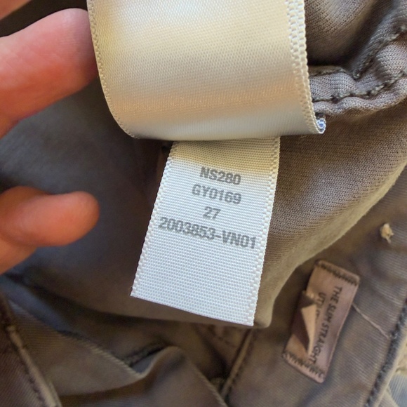 Madewell The Slim Straight Utility Pant in Garment Dye size 27 NWT •NS280 - Picture 12 of 15